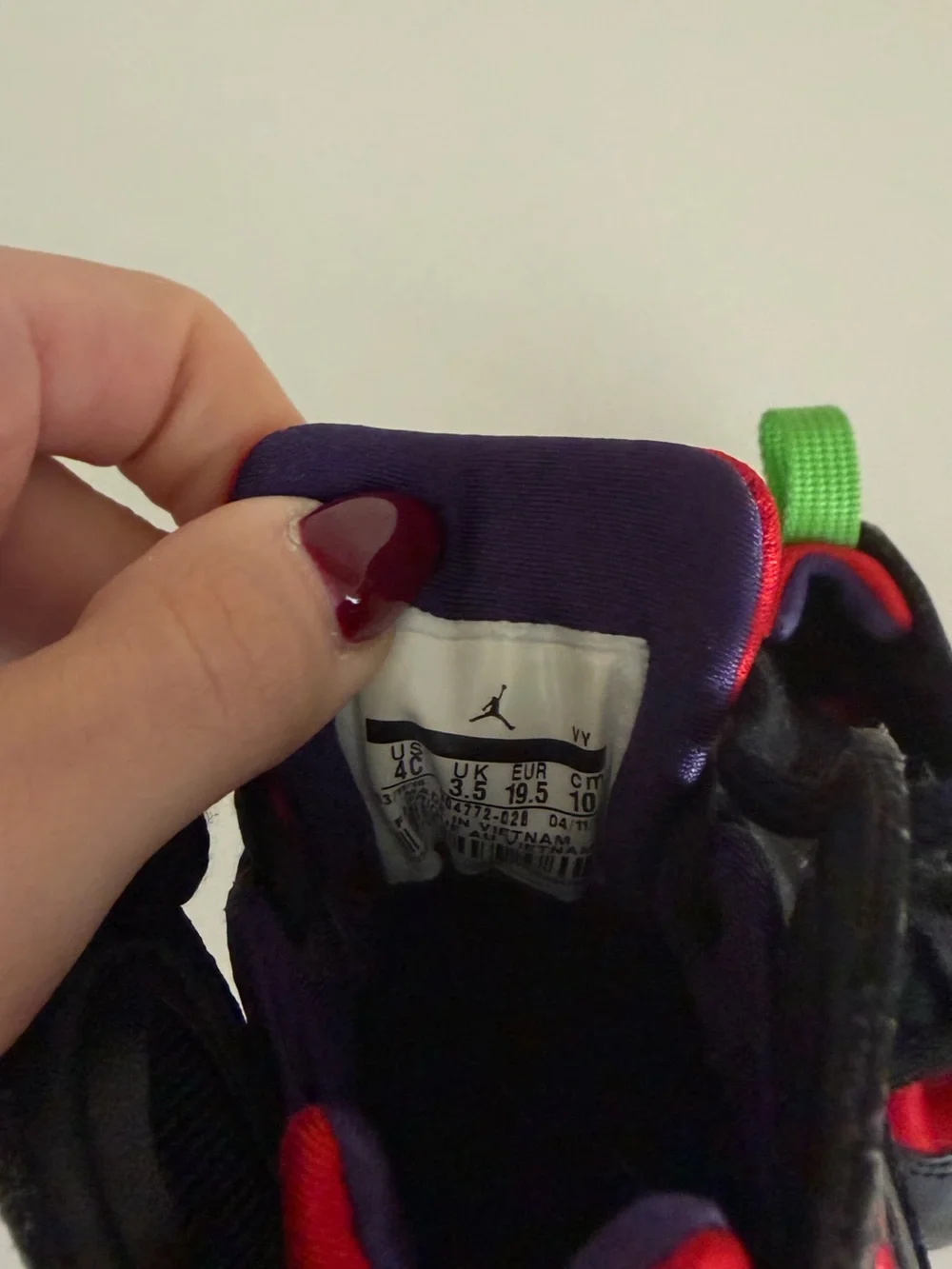 Jordan size 4c